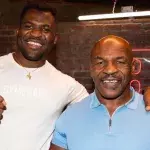 Francis Ngannou avec Mike Tyson