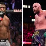 Francis Ngannou et Tyson Fury. 