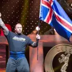 Hafthor Björnsson alias La Montagne lors des Arnold Classic en 2015