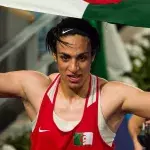 Imane Khelif après son sacre olympique aux JO 2024. 