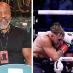 Mike Tyson était présent dans la salle pour assister au combat entre Jake Paul et Tommy Fury. 