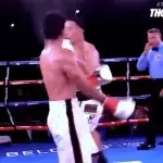 Ruben Torres qui met un KO à Cristian Baez