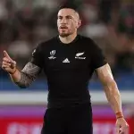 Sonny Bill Williams avec l'équipe de Nouvelle-Zélande. 