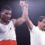 Mike Tyson durant sa carrière chez les amateurs. 