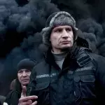 Vitali Klitscho a pris les armes pour défendre son pays natal. 
