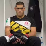 Antonio "Big Foot" Silva dans les vestiaires de l'UFC. 