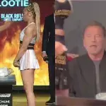 Arnold Schwarzenegger à un événement de slapboxing