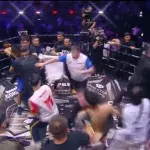 Bagarre générale en plein ring