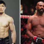 Baissangur "Baki" Chamsoudinov et Jon Jones. 