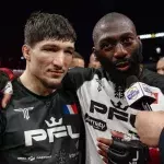 Baysangur Chamsoudinov ne semble pas être convaincu de la qualité de Derek Anderson, prochain adversaire de Cédric Doumbé. 