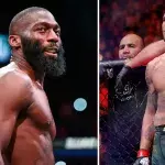 Cédric Doumbé et Alex Pereira dans la cage
