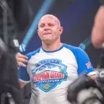 Fedor Emelianenko lors de son dernier combat au Bellator le 4 février 2023.