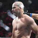 GregMMA lors de son combat contre Locicero en 2023. 