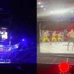 Octogone/ Combat de MMA en 3vs3