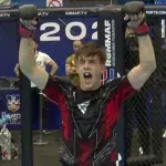 Paul Denis Navero a battu Luca Silvani en quarts de finale des championnats d'Europe de MMA. 