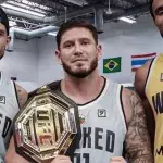 SebbyDaddy accompagné des combattants prfessionnels de MMA Axel Alfandari et Owen Jason. 