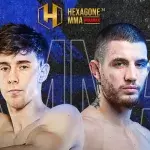 Affiche du combat entre Paul Dena et David Komar