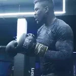 Francis Ngannou à l'entrainement 
