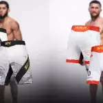 Shorts personnalisés de Islam Makhachev et Merab Dvalishvili