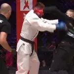 Un combat spécial entre Piotr Kacprzak, ceinture noire de jiu-jistu brésilien, et Adam Brysz, ceinture noire de judo, au KSW. 