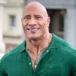 Dwayne Johnson lors de la tournée promotionnelle du film Black Adam. 