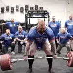  La Montagne tout proche d'un nouveau record en deadlift !