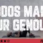 Abdos mains sur genou