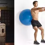 Squats Swiss Ball