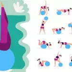 Exercices avec ballon : pilate, abdos, yoga, fitness... Que faire avec un ballon lesté ?