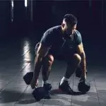 squat haltères