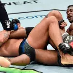 Francis Ngannou et Ciryl Gane 
