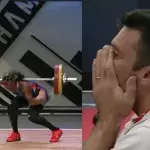 Haltérophile blessure