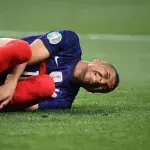 Mbappé France blessure