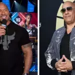 The Rock, alias Dwayne Johnson, et VIn Diesel. 