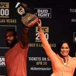 Amanda Nunes et Jon Jones 