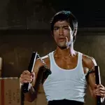 Bruce Lee lors du film La Fureur du Dragon (1972)