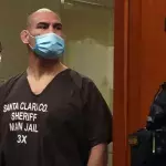 Cain Velasquez lors de son audience au tribunal. 