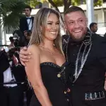 Conor McGregor en compagnie de sa femme Dee Devlin. 