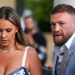 Conor McGregor et sa compagne Dee Devlin à Cannes. 