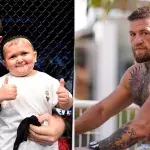 Khabib Nurmagomedov avec Hasbulla et Conor McGregor 