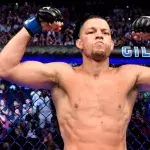 Nate Diaz s'en est pris à un journaliste du Full Send Podcast dans les coulisses de l'UFC 276. 