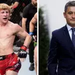 Paddy Pimblett, combattant UFC fan de Liverpool, n'a pas apprécié les propos de Gérald Darmanin sur les supporteurs anglais. 