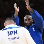 Teddy RIner a vaincu Tatsuru Saito à 2 reprises en finale de l'épreuve par équipe aux JO de Paris 2024. 