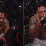 UFC Boston : Greg Hardy utilise son inhalateur entre les rounds