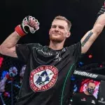 Jimmy Vienot, victorieux lors de son premier combat de MMA
