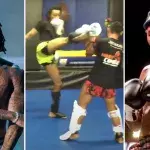 Wiz Khalifa et Saenchai ont croisé les gants. 