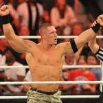 John Cena lors de Raw, show de la WWE. 