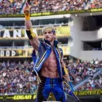 Logan Paul lors de Wrestlemania 39. 