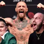 Conor McGregor, Hasbulla Magomedov et Alexander Volkanovski
