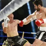 Cyril Benzaquen en plein combat